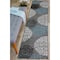 World Rug Gallery Contemporary Modern Floral Design Runner Rug 2' x 7'2'' Gray 303GRAY2X7 - alternate 1
